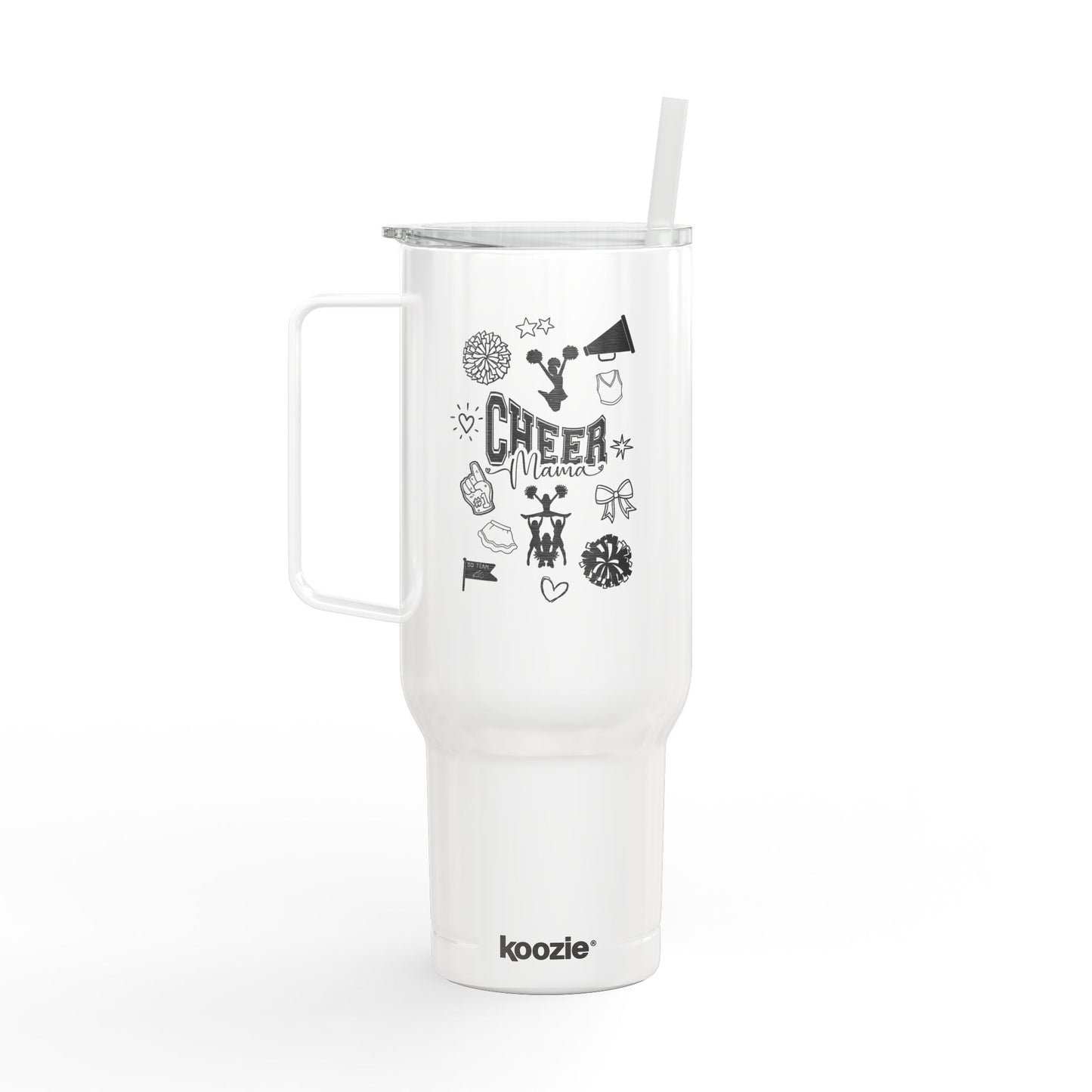 Cheer Mama Insulated Tumbler with Lid, 40oz (Engraving)