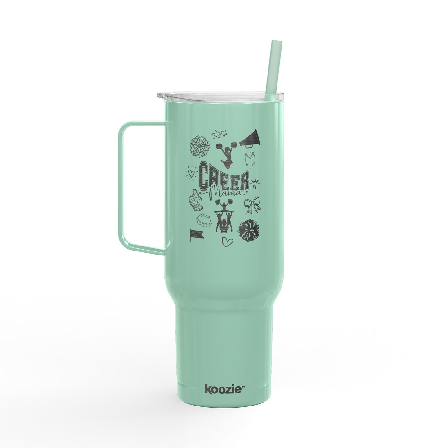 Cheer Mama Insulated Tumbler with Lid, 40oz (Engraving)