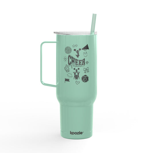 Cheer Mama Insulated Tumbler with Lid, 40oz (Engraving)