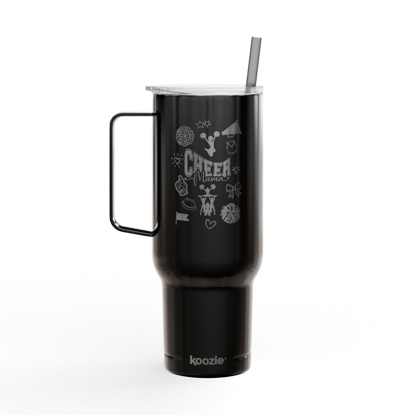 Cheer Mama Insulated Tumbler with Lid, 40oz (Engraving)